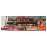 Large quantity of 00 gauge railway train set locomotives, carriages and wagons, to include; main