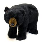 Large Ditz made plush grizzly bear, 46cm x 70cm Condition: Signs of wear in places - ** General