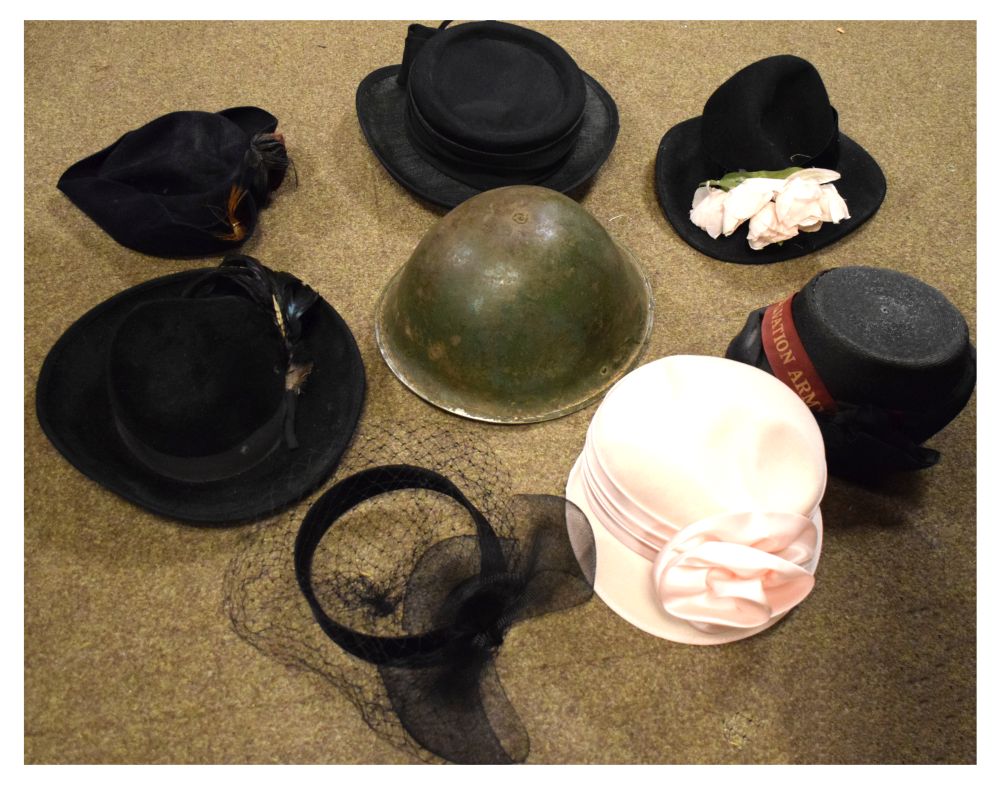 Large selection of hats, leather handbag and sundry accessories Condition: Please see images - **