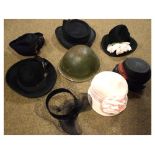 Large selection of hats, leather handbag and sundry accessories Condition: Please see images - **