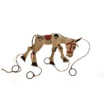 Vintage 20th Century die-cast model 'Muffin The Mule' puppet, 18cm high Condition: Heavy wear to