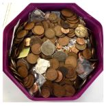 Coins - Collection of GB coins and tokens including; 18th Century trade tokens, copper coinage,