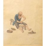 Group of three late 18th /early 19th Century coloured Chinese prints, published by W.Miller, Old