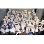 Large quantity of Weston-super-Mare and Cheddar crested ware Condition: No obvious faults or