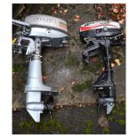 Mariner 4 marine outboard petrol motor, together with a similar mariner 2.5 marine petrol motor (