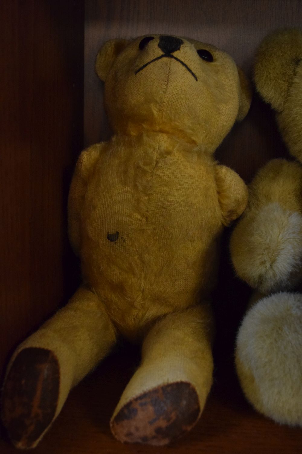 Quantity of vintage and modern golden mohair children's teddy bears Condition: The two vintage teddy - Image 2 of 6