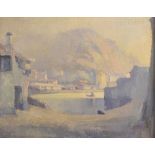 R. Stringfellow - Oil on canvas - Polperro, Cornwall, signed lower left, 44cm x 54cm, framed
