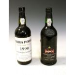 Wines & Spirits - Bottle of Dalva Quinta de Avidagos LBV Port 1990, together with a bottle of Dow'