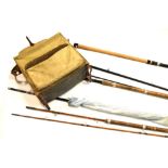 Quantity of fishing rods, reel, carry case etc Condition: Please see images - ** General condition