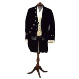 Early 19th Century outfit for the High Sherriff of Bristol with name label for Sir H.G. Pearson,