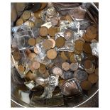 Coins - Collection of mainly GB copper coinage including; pennies, half-pennies, farthings, etc