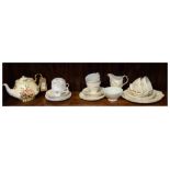 Royal Albert Festival part tea set, together with a Royal Albert English Beauty tea pot Condition: