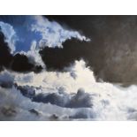 Pam Garnet-Lawson - Oil on canvas - Clouds, 121.5cm x 152cm, unframed Condition: Unframed, some