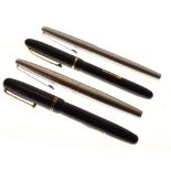Parker pen set, together with Swan and Watermans fountain pens Condition: Pens not tested or used.