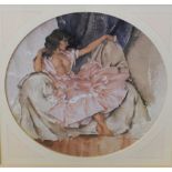 After Sir William Russell Flint - Cecilia in April, limited edition print No.26/500, with