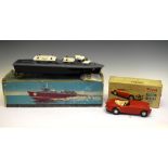 Triang electric Austin Healey 100-6, boxed, together with Victory Industries RAF plastic model of
