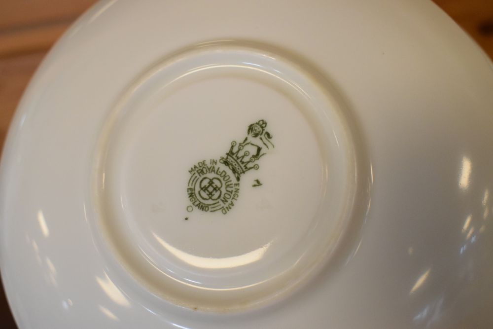 Royal Doulton blue transfer printed part tea service Condition: Please contact department for more - Image 6 of 7