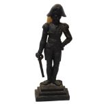 Cast iron door porter or doorstop modelled as the Duke of Wellington, 37.5cm high Condition: Very