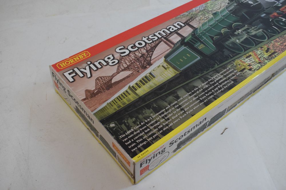 Hornby 00 gauge 'Flying Scotsman' electric train set, boxed (contents unchecked) Condition: Wear and - Image 5 of 8