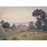 Forestier - Early 20th Century - Oil on canvas - Coastal landscape, signed lower right, 36.5cm x