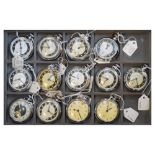 Collection of thirteen Ingersoll base metal open face pocket watches Condition: Group lot in varying