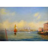 Roy Swetman - Oil on board - Grand Canal Venice, signed lower left, 44cm x 60cm, framed Condition: