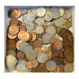 Coins - Collection of 20th Century mainly GB coinage Condition: Heavy wear to most coins, please see