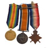Medals - World War I trio to MI-6883 Pte. R. Newman, A.S.C. with ribbons Condition: Minor