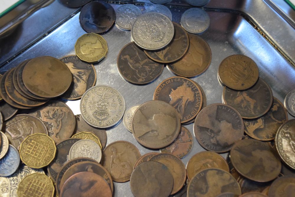 Collection of mainly GB coinage including two George III cartwheel twopence and penny with later - Image 6 of 7