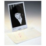 Autographs - Fred Astaire; Ginger Rogers Condition: Both good clean condition. **Due to current