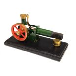 Small hand built stationary engine, within plastic case Condition: **Due to current lockdown