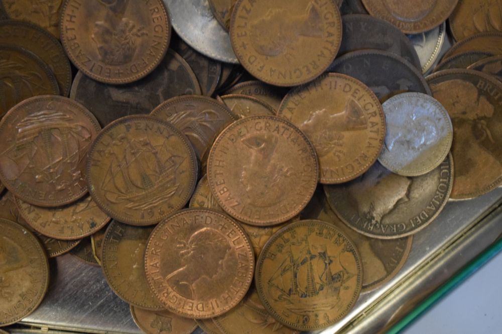 Collection of mainly GB coinage including two George III cartwheel twopence and penny with later - Image 4 of 7