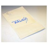 Autographs - Cary Grant, signed on Royal Hotel Bristol notepaper; and Deborah Kerr Condition: Good