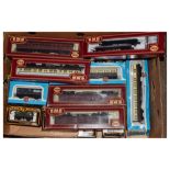 Quantity of 00 gauge Airfix and Mainline Railways boxed rolling stock and carriages Condition: