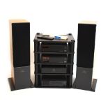 Linn Hi-Fi sound system comprising Kremlin tuner, Kairn pre-amplifier, Klout stereo power amplifier,