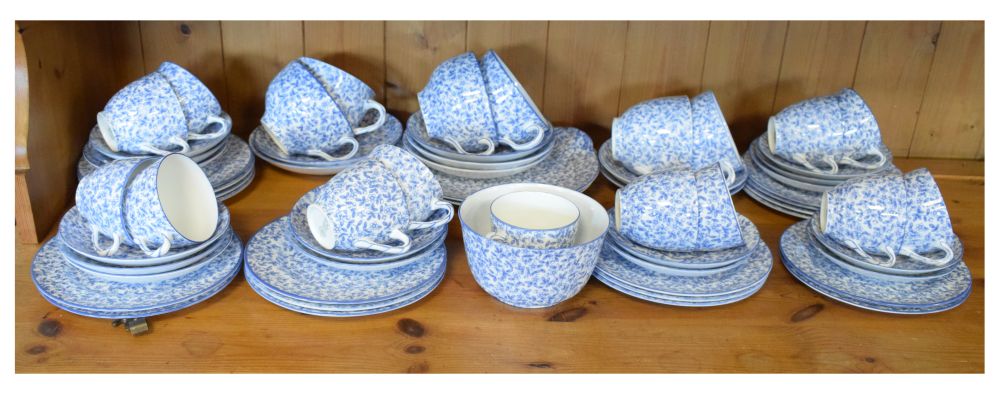 Royal Doulton blue transfer printed part tea service Condition: Please contact department for more