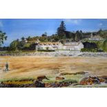 Paul Forest - Four watercolours and a limited edition coloured print of the Clifton Club, Bristol,