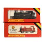 Two Hornby railways 00 gauge railway train set locomotives comprising R.058 Jinty loco and R.052