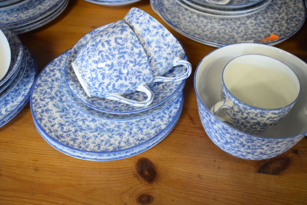 Royal Doulton blue transfer printed part tea service Condition: Please contact department for more - Image 3 of 7