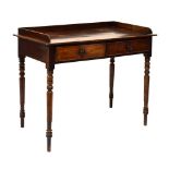 Early 19th Century mahogany washstand or dressing table, 97cm x 52cm x 79cm high Condition: **Due to