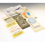 Small quantity of World War II related and other paper ephemera Condition: Some pieces damaged