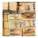Collection of trade and cigarette cards including Wills, Brooke Bond, Kensitas Condition: **Due to
