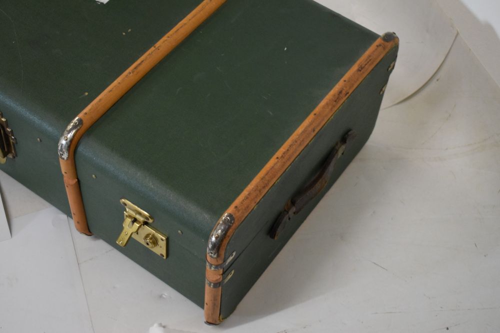 Mid 20th Century cabin trunk, 93cm wide Condition: No key, some surface scratches and marks, the - Image 5 of 8