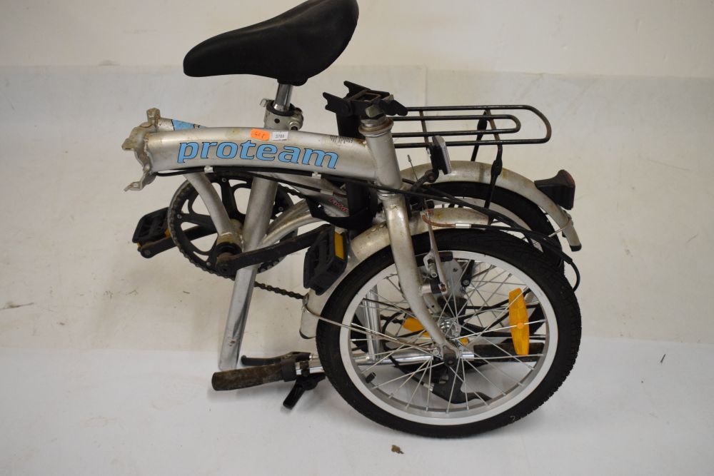 Proteam folding bike Condition: This appears not to have been used for a long time, signs of - Image 3 of 6