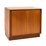 Modern Design - Mid 20th Century teak two door cupboard by G-Plan, 76cm wide x 72cm high x 46cm deep