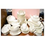 Quantity of Sheltonian English bone china tableware, together with a small quantity of similar