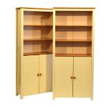 Pair of 'Haversham' bookcases, each 80cm x 30cm x 178cm high Condition: Minor split to centre of one