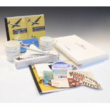 Quantity of Aviation Collectables to include Wedgwood 'Qantas' cups and saucers, Concorde ephemera