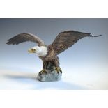 Large Goebel figure of a fish eagle or osprey, CV104, 50.5cm across wings Condition: Loss to tip