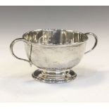 George VI silver two handled bowl, sponsors mark of Liberty & Co, Birmingham 1939, 5cm high, 69g